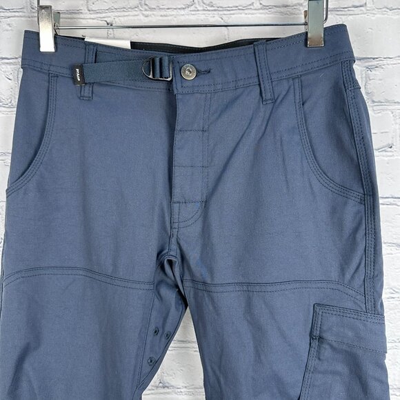 prAna Men's Stretch Zion™ Slim Straight Fit Pant, Size W28 x L30 Stormy Night - Picture 5 of 13